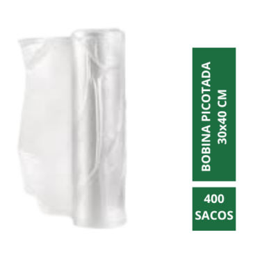 SACO BOBINA PICOTADA 30X40 1,9KG