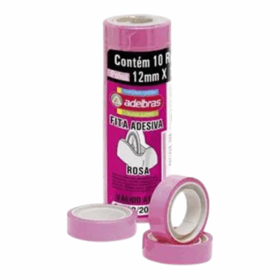 FITA ADESIVA RS 12X10 C/10 ADELBRAS