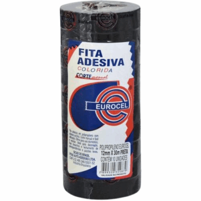FITA ADESIVA PT 12X10 C/10 EUROCEL