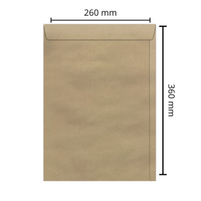 ENVELOPE 260X360 KRAFT NAT C/100 FILIMAI