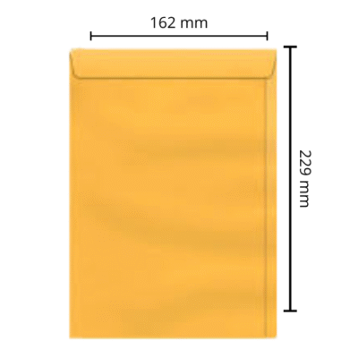 ENVELOPE 162X229 OURO C/100 FILIMAIL