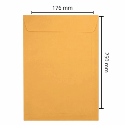 ENVELOPE 176X250 OURO C/100 FILIMAIL