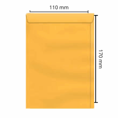 ENVELOPE 110X170 OURO C/100 FILIMAIL