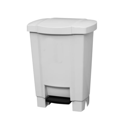 LIXEIRA C/ PEDAL 50L BRANCA NYCOL