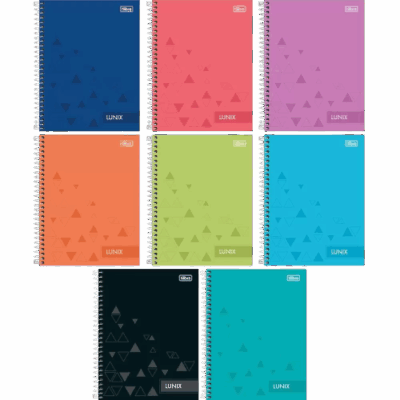CADERNO 1X1 80FOLHAS COLEGIAL LUNIX TILIBRA