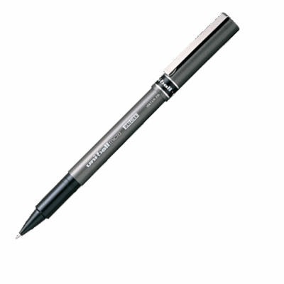 CANETA ROLLER BALL DELUXE PRETA UNIBALL