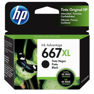 CARTUCHO 667 XL PRETO HP