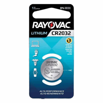 PILHA BOTAO CR2032  RAYOVAC *