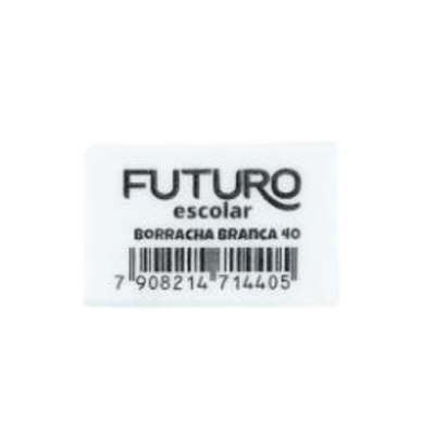 BORRACHA ESCOLAR BRANCA 40 FUTURO