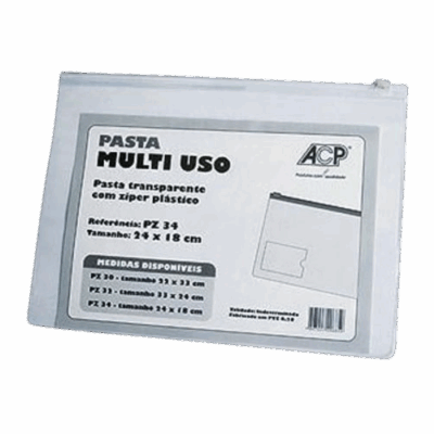 ENVELOPE COM ZIPER 24X18 ACP
