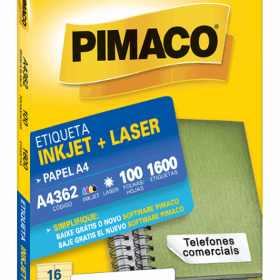 ETIQUETA PIMACO 362 A4 C/100FL 33,9 X 99,0