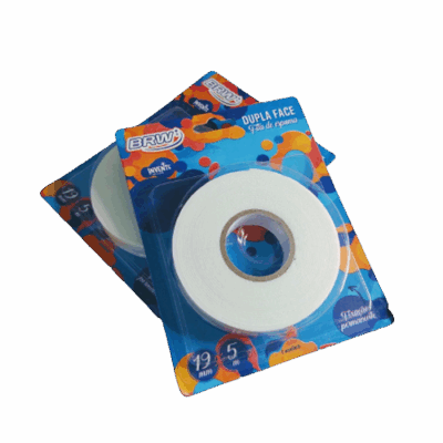 FITA DUPLA FACE ESPUMA BRANCA 19X5 BRW