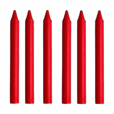 GIZ DE CERA ESTACA VERMELHO CAIXA C/12 KOALA