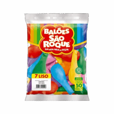 BALAO N°7 SORTIDO C/50UN SAO ROQUE