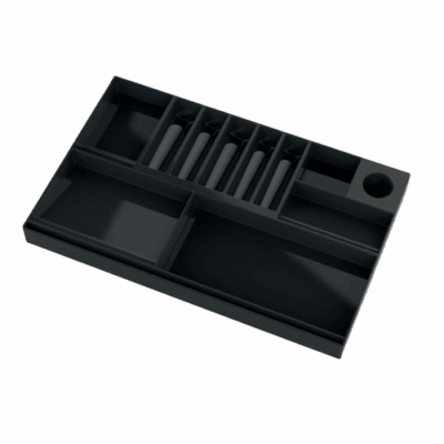 ORGANIZADOR DE GAVETA PRETO WALEU