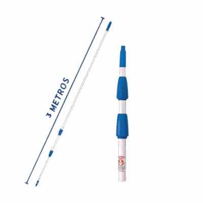 CABO ALUMINIO 3MT EXTENSOR BRALIMPIA