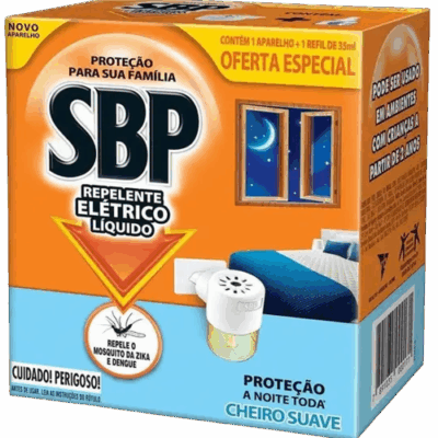 REPELENTE ELETRICO 35ML CHEIRO SUAVE SBP