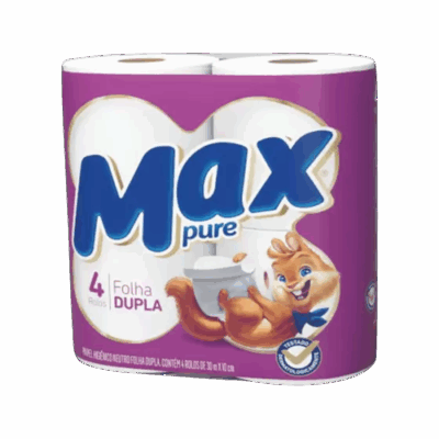 PAPEL HIG FL DUPLA 4X30M MAX PURE