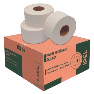 PAPEL HIG 300M C/8 INDAIAL IPEL