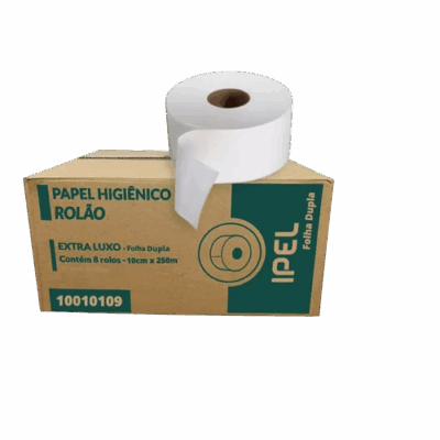 PAPEL HIG F.DUPLA 10X250M C/08RLS IPEL