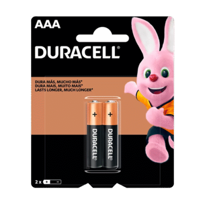 PILHA ALCALINA AAA C/2UN DURACELL