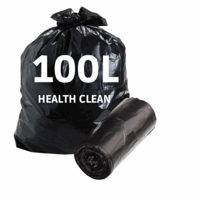 SACO P/ LIXO 100 LT PRETO HEALTH