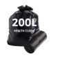 SACO P/ LIXO 200 LT PRETO HEALTH