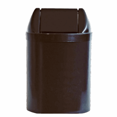 LIXEIRA C/ TAMPA VAIVEM 14L PT BRALIMPIA