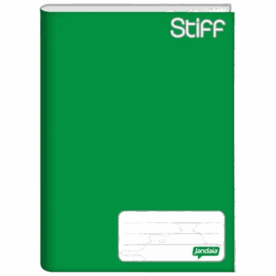 CADERNO 1/4 COST/CAPA DURA 96FLS VERDE JANDAIA