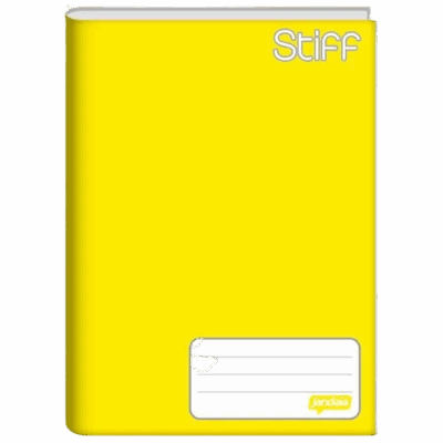 CADERNO UNIV COST/CAPA DURA 96 FOLHAS AMARELO JANDAIA