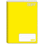 CADERNO UNIV COST/CAPA DURA 96 FOLHAS AMARELO JANDAIA