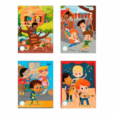 CADERNO CAPA DURA CALIGRAFIA SAPECA MASCULINO 40F TILIBRA