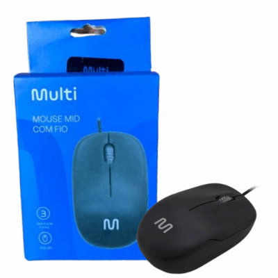 MOUSE OTICO USB PT BOX MO255 MULTILASER