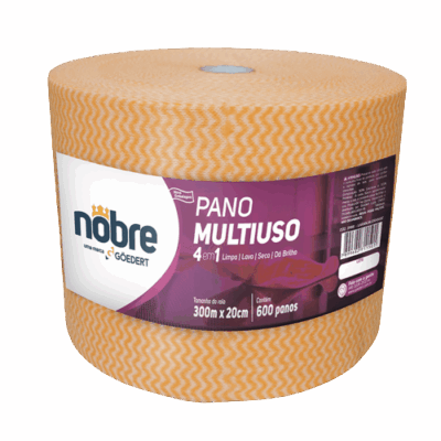 PANO MULTIUSO 20CMX300MT LARANJA SLIM NOBRE