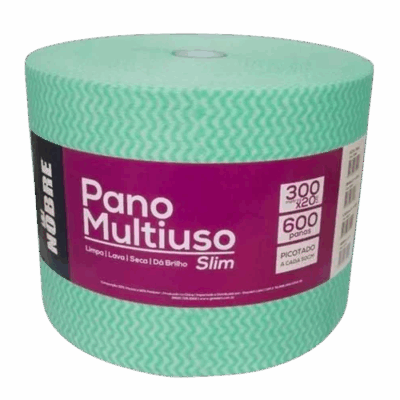 PANO MULTIUSO 20CMX300MT VERDE SLIM NOBRE