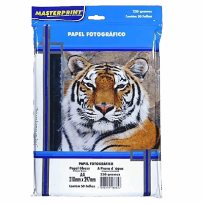PAPEL FOTO A4 230G C/50 MASTERPRINT
