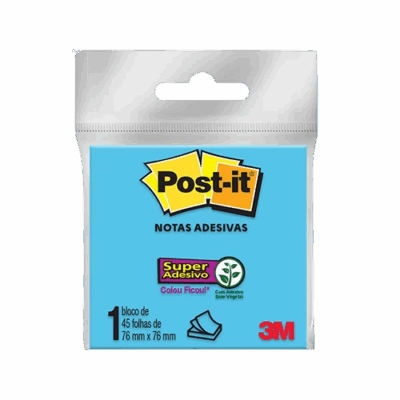 POST-IT AZUL 76X76 45 FLS 3M