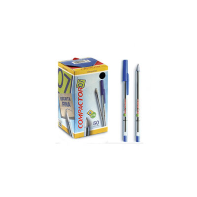 CANETA 0.7 AZUL C/ 50 UNI COMPACTOR