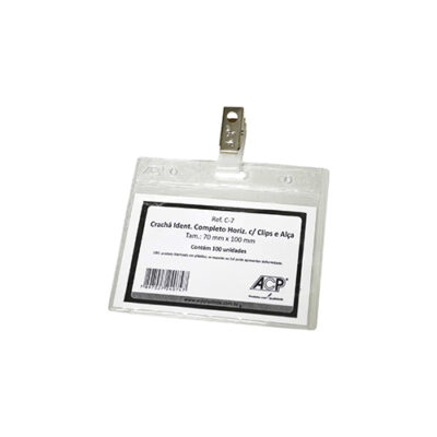 CRACHA COMPLETO HORI CLIP+ALÇA C/50 ACP