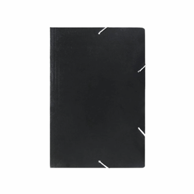 PASTA PAPELAO C/ ELASTICO PRETA FRAMA