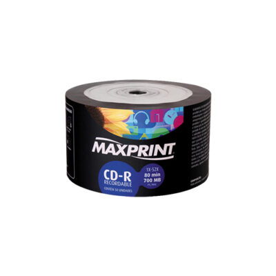 CD R 700MB C/50 UND MAXPRINT