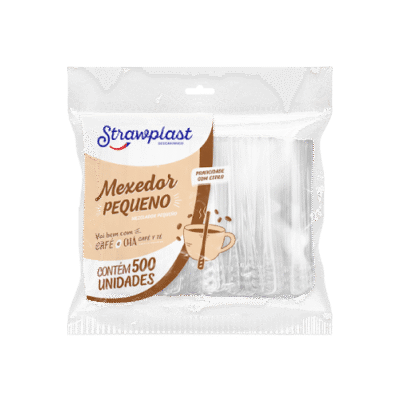 MEXEDOR PEQUENO 7,5CM C/500UN STRAWPLAST
