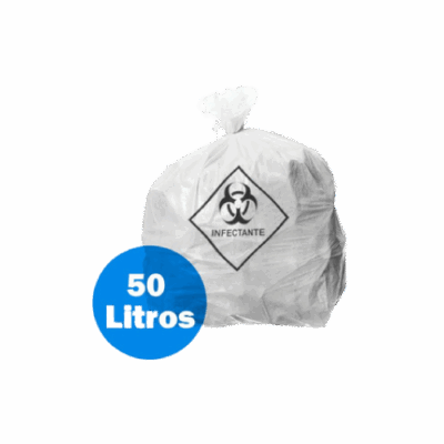 SACO P/ LIXO HOSPITALAR 50LT BR BIOBAG