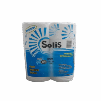 PAPEL HIGIENICO LUXO 8×300 C/8 SOLIS