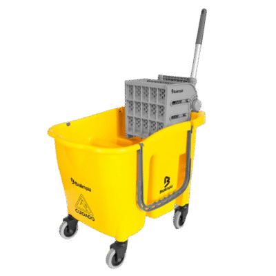 BALDE ESP.DUPLO FLEX C/DIV 30LT AMARELO BRALIMPIA