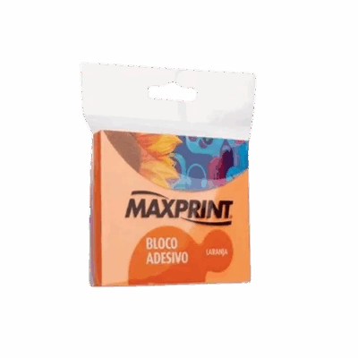 BLOCO MAXPRINT LARANJA 76X76