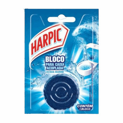 PEDRA SANITARIA HARPIC 50g CAIXA ACOPLADA AZUL FRESH