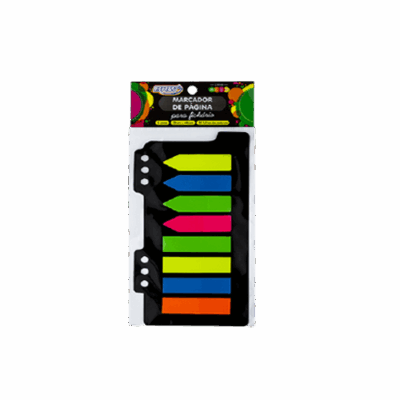 MARCADOR PAG 4 ETIQ+4 BLOC NEON 25F BRW