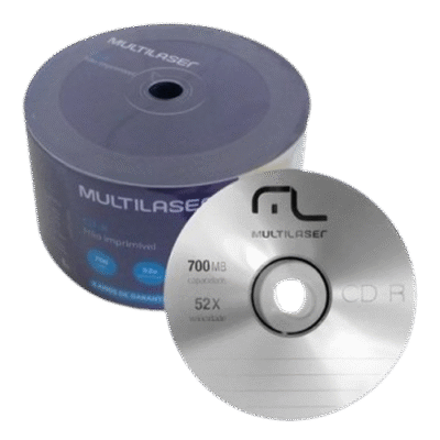 CD R 700MB MULTILASER C/50 UND