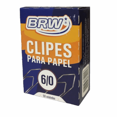 CLIPS 6/0 GALV C/50UN BRW
